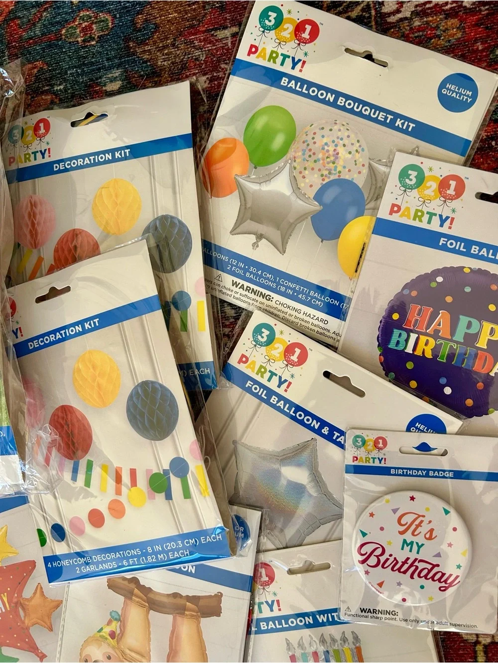 Birthday Decoration Mega Bundle Extravaganza: Banners/Balloons/Arch Kit & More!